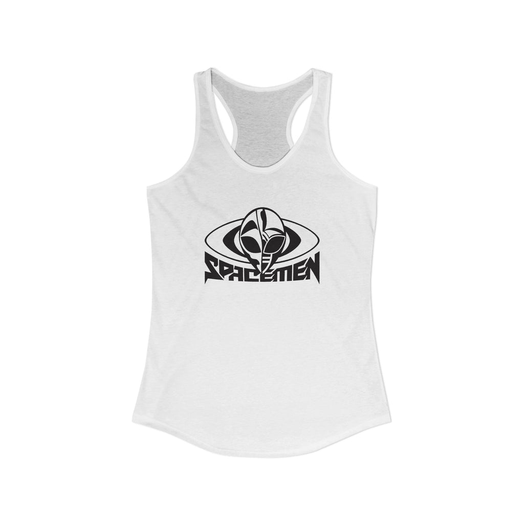 Spacemen Logo Women's White Racerback Tee